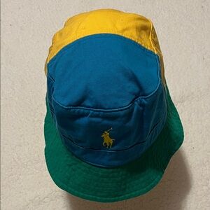 Polo by Ralph Lauren Blue and Yellow Bucket Hat